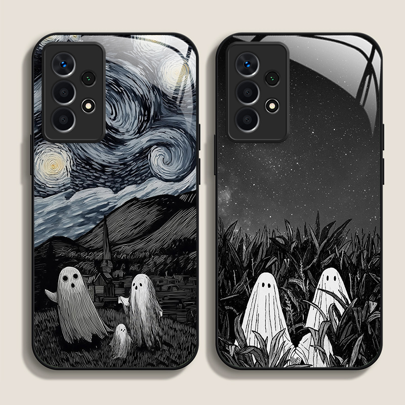 Funny Ghost Abstract Art Patte - огляд і ціна Phone Cases Drawing