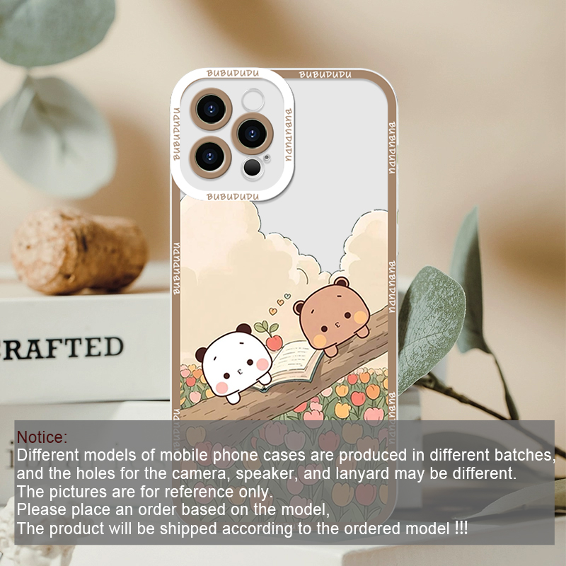 غطاء هاتف شفاف لطيف بتصميم BUB - مراجعة Phone Cases Silicone وسعره