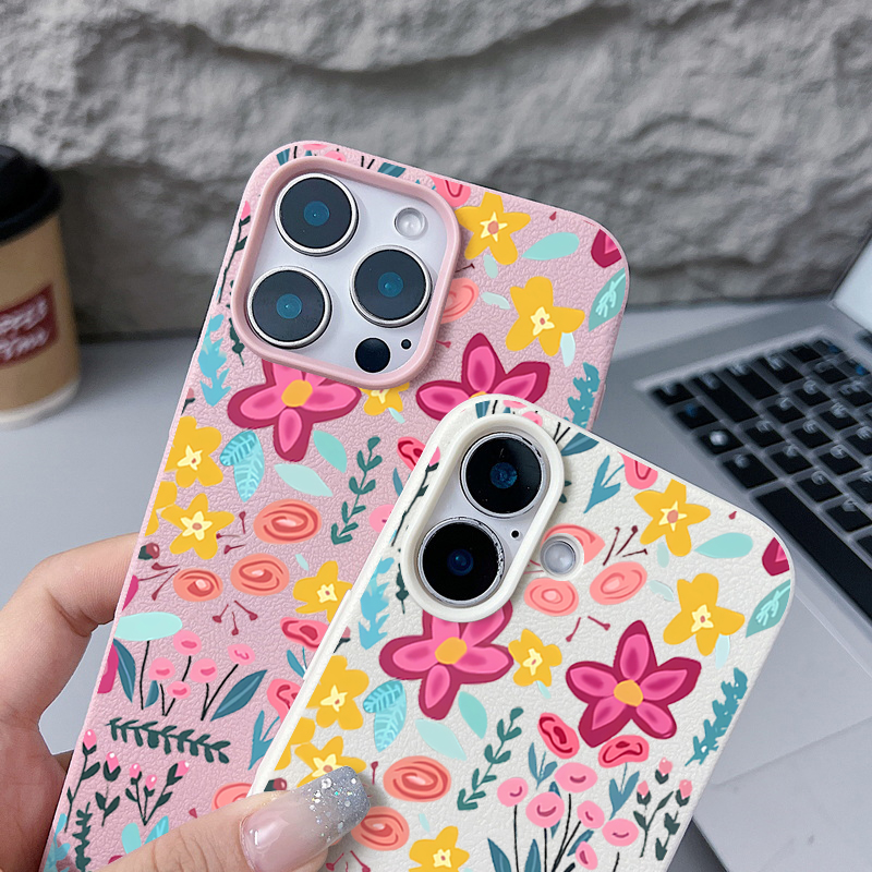 الزهور الملونة جراب هاتف آيفون - مراجعة Phone Cases Unique وسعره