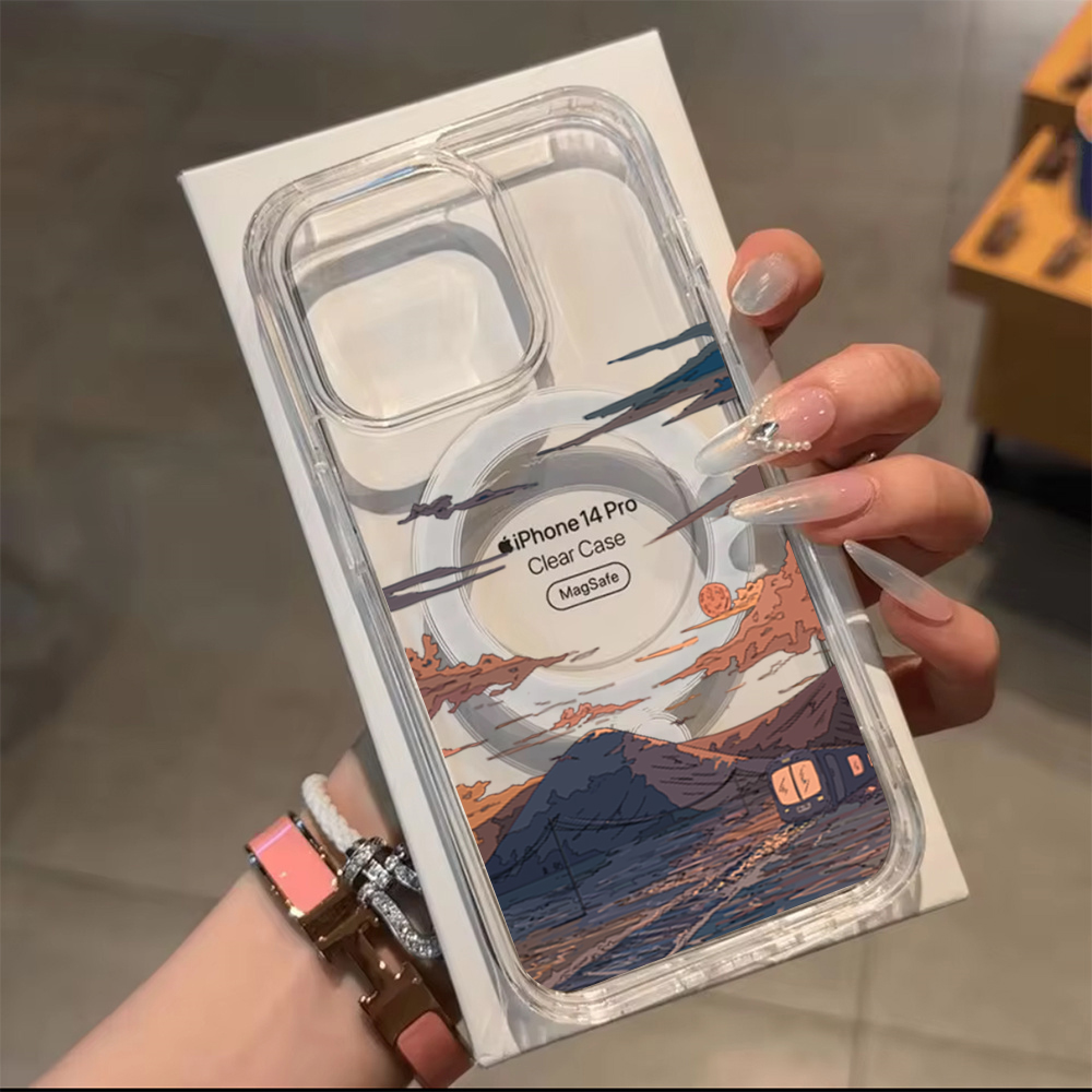 جراب هاتف عصري بنمط غروب الشمس - مراجعة Phone Cases Unique وسعره