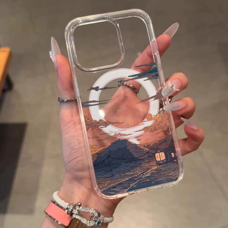 جراب هاتف عصري بنمط غروب الشمس - مراجعة Phone Cases Unique وسعره