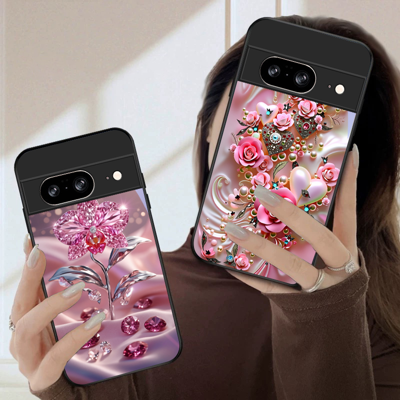 غطاء هاتف زجاجي أسود بتصميم ال - مراجعة Phone Cases Google Pixel 10 وسعره