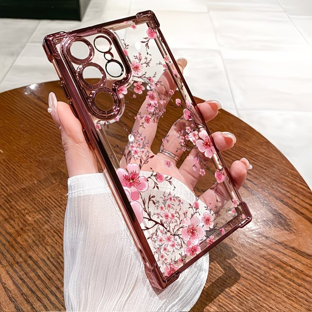 غطاء هاتف مطلي بزهر الكرز مضاد - مراجعة Samsung Galaxy S25 وسعره