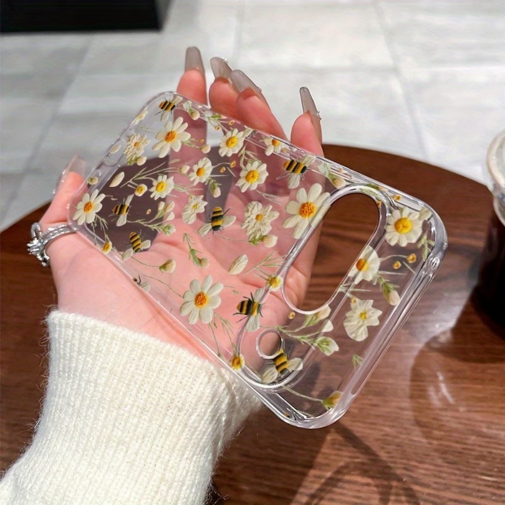 غطاء هاتف شفاف ناعم بنمط نحلة  - مراجعة Phone Cases Google Pixel 10 وسعره